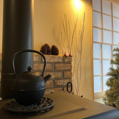 「薪ストーブと大きなクリスマスツリー！」南都留郡富士河口湖町S様